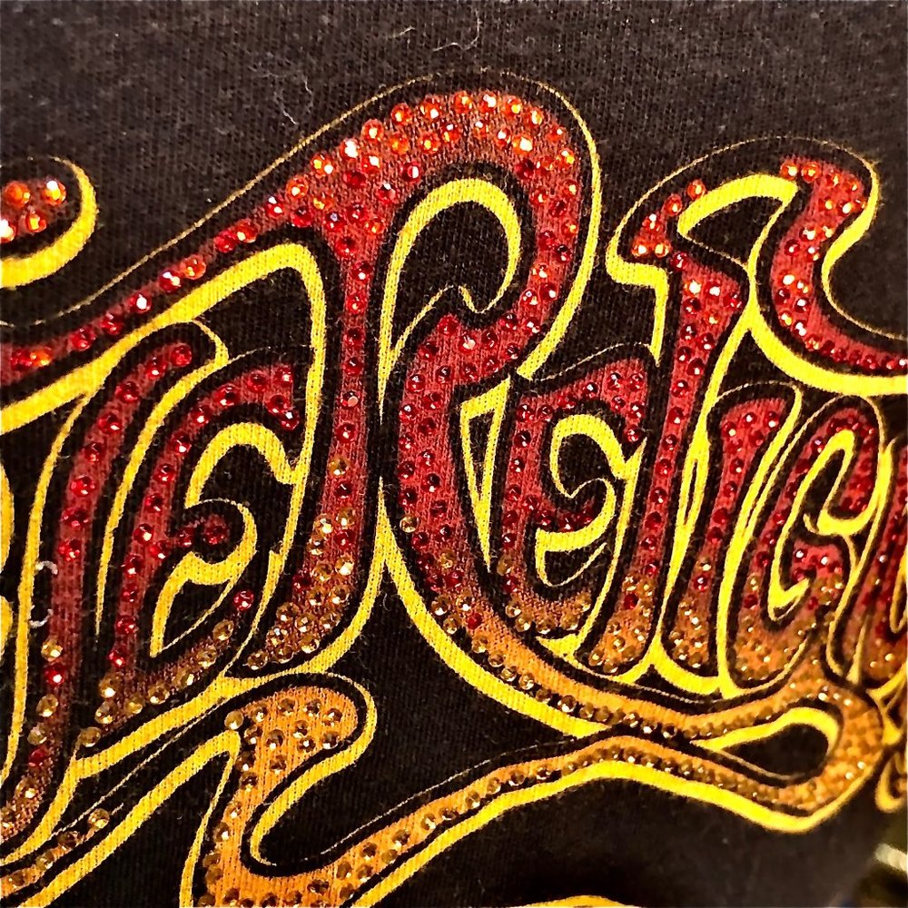 True Religion Crystal Logo Tee Shirt - Picture 5 of 10